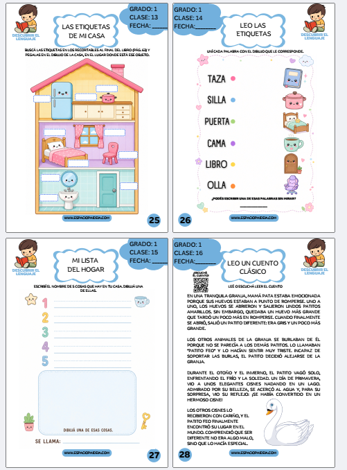 Primer grado. Plan esencial anual (clases 1 a 186) Digital - Imagen 4