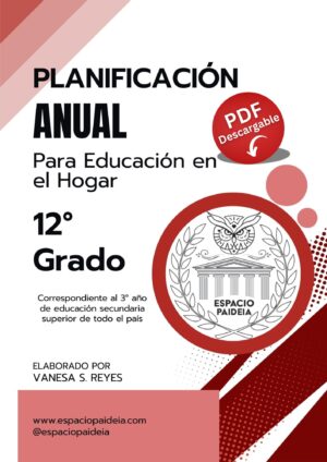 Planificación Anual 12° Grado – Digital