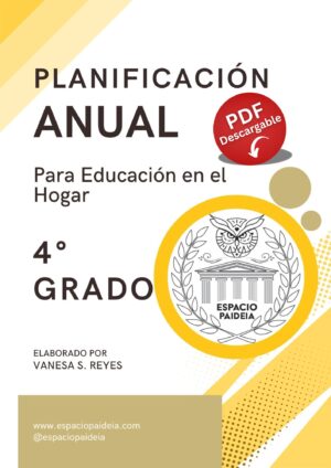 Planificación Anual 4° Grado - Digital