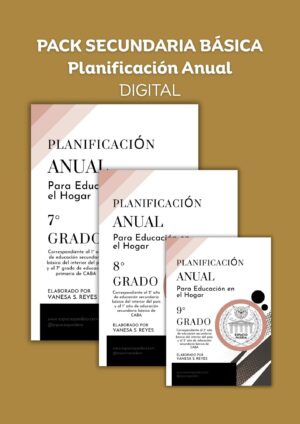 PACK Secundaria Básica – Planificación Anual Digital