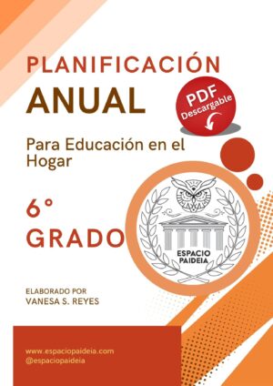 Planificación Anual 6° Grado - Digital
