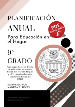 Planificación Anual 9° Grado – Digital
