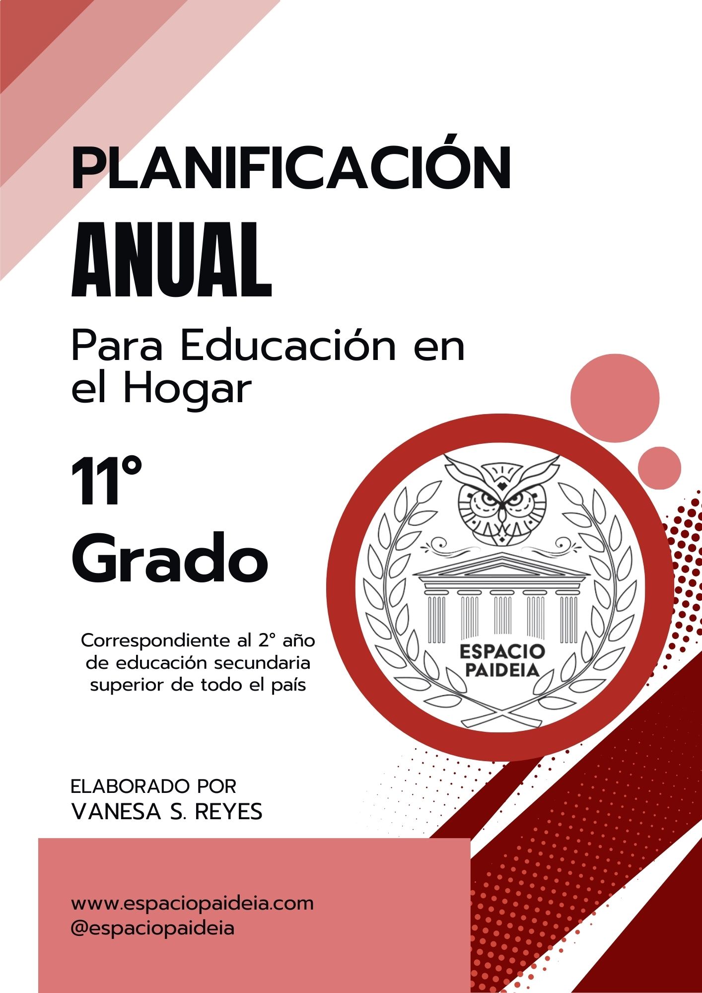 Planificación anual de Undécimo grado