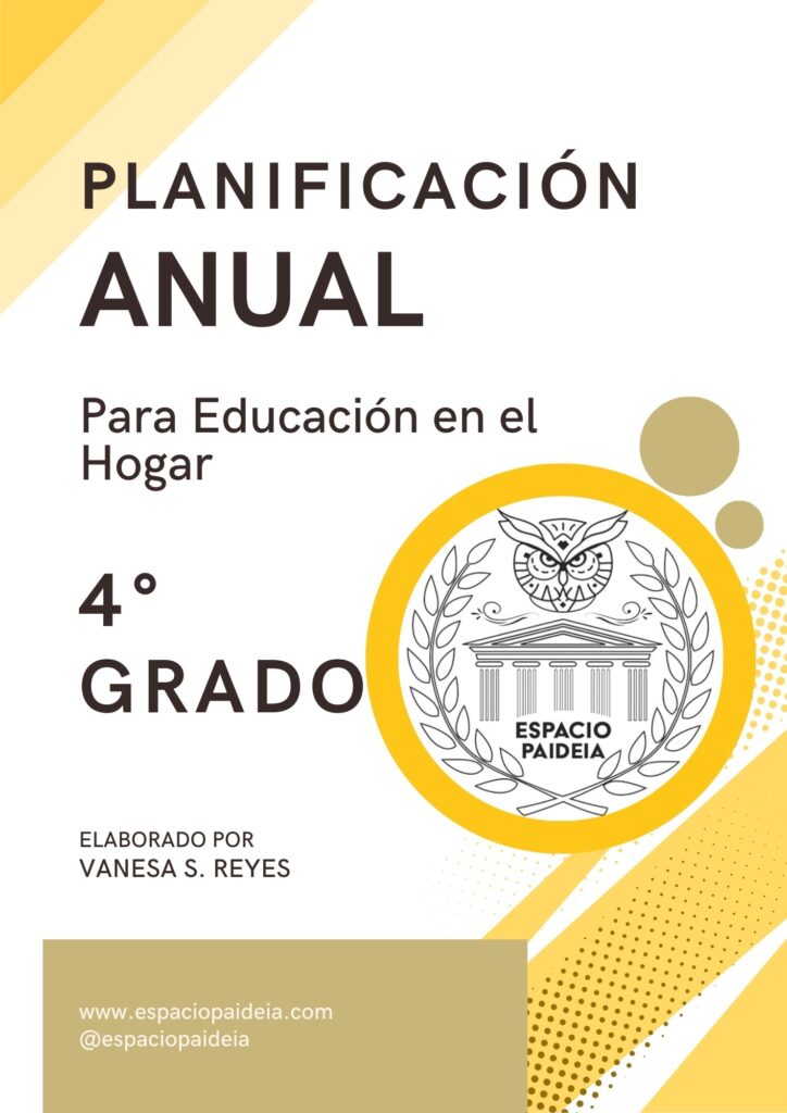 Planificación Anual de 4.º grado
