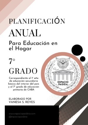 Planificación Anual 7° Grado – Física