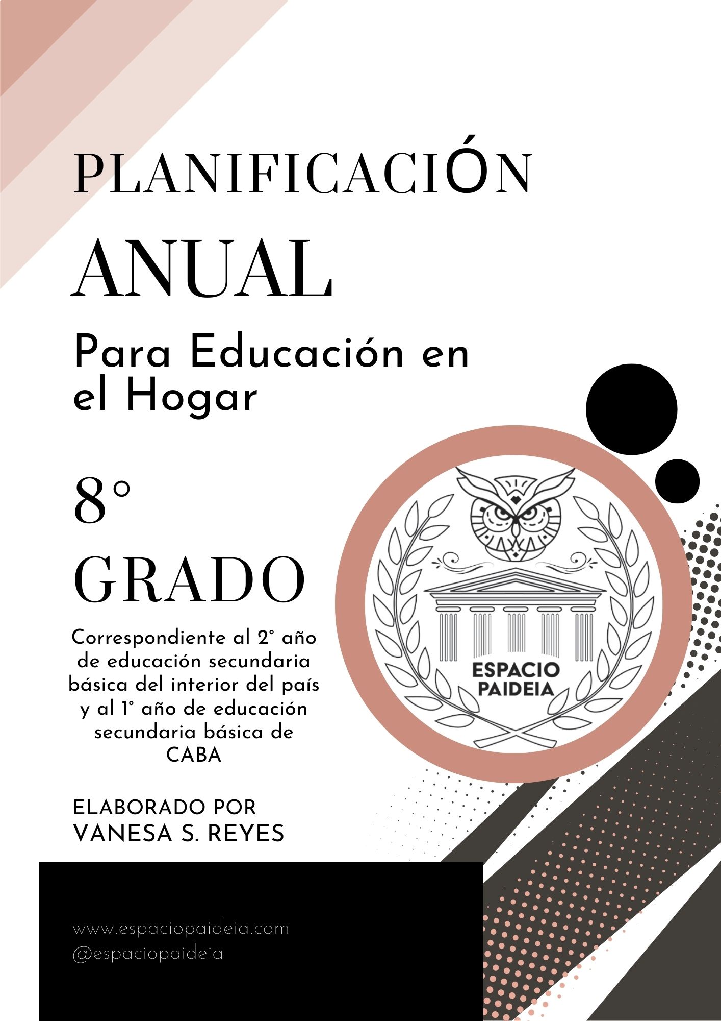 Planificación anual de Octavo grado