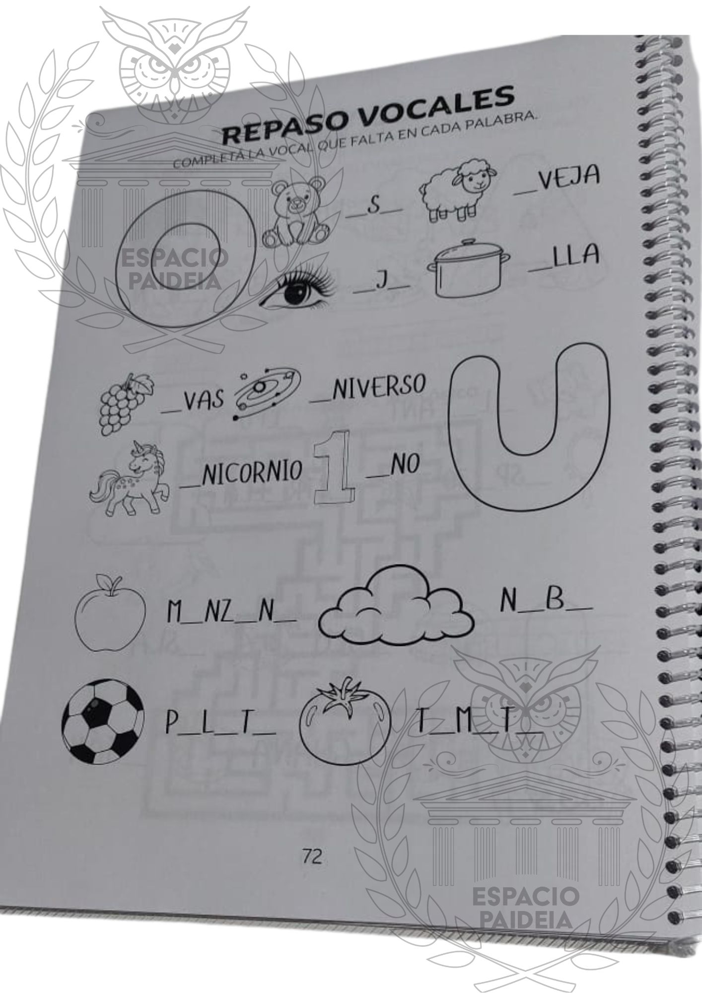 Método Paideia de Alfabetización Inicial - TOMO 1 - Impreso - Image 10