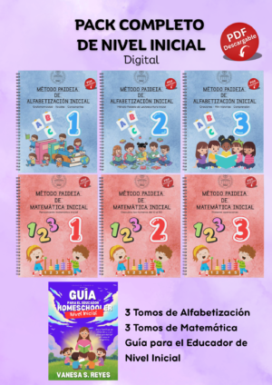 Pack completo Método Paideia · Nivel Inicial - Digital