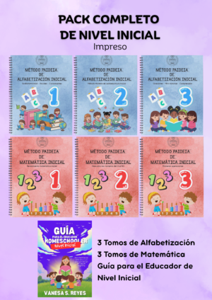 Pack completo Método Paideia · Nivel Inicial - Impreso