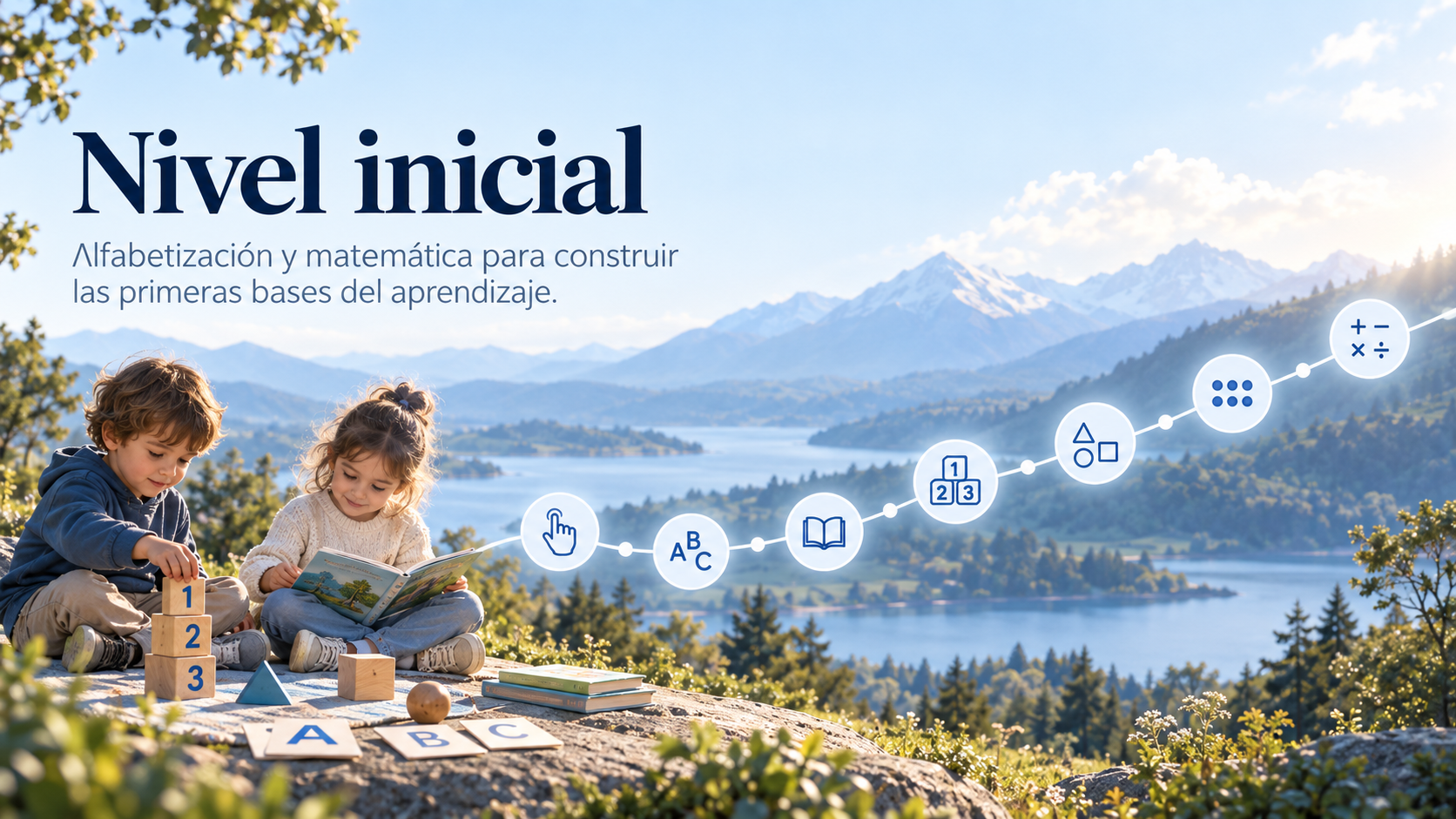 Nivel Inicial de Espacio Paideia: alfabetización y matemática inicial