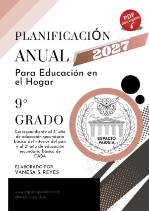 Planificación Anual 9° Grado – Digital