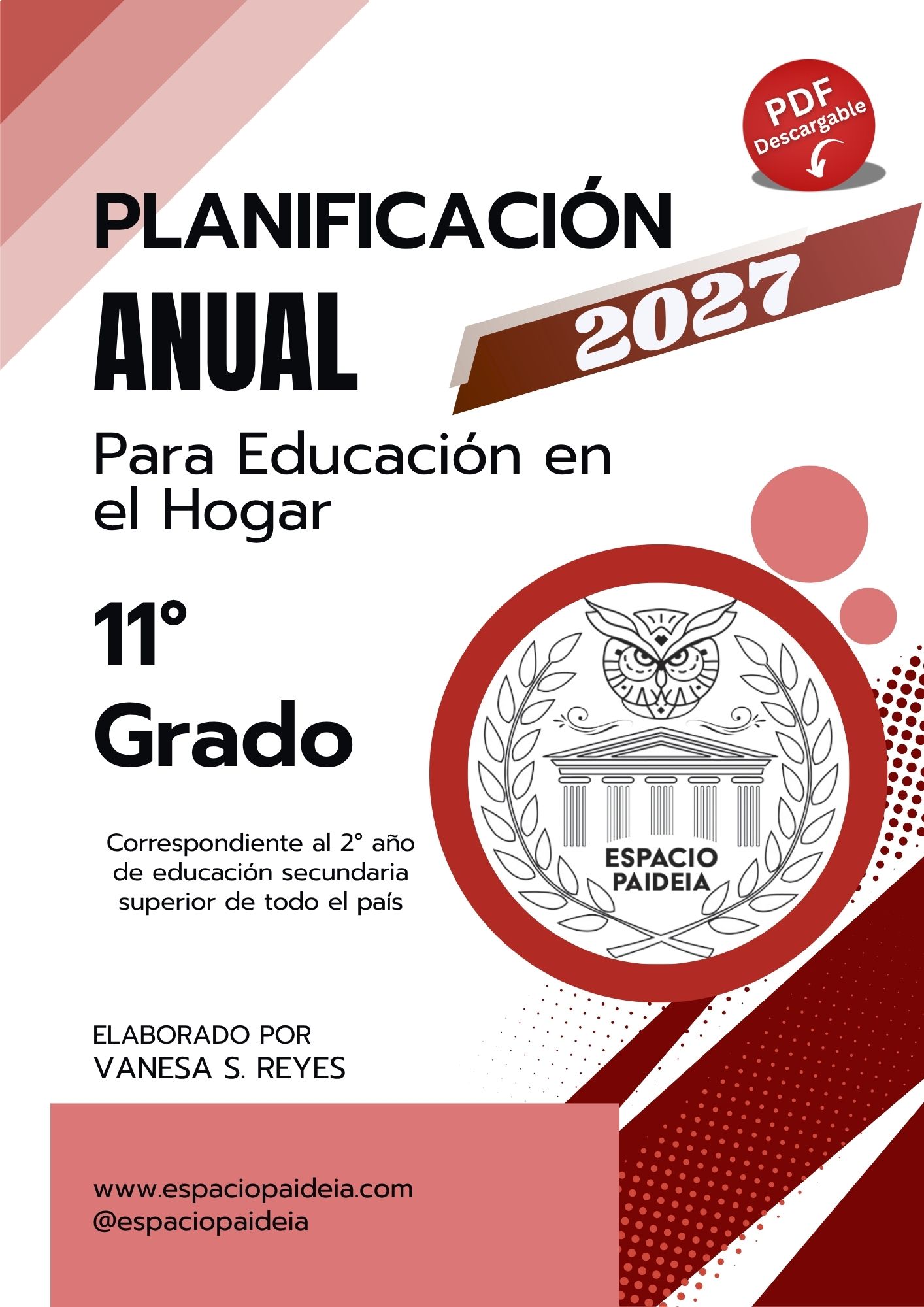Planificación anual undécimo grado