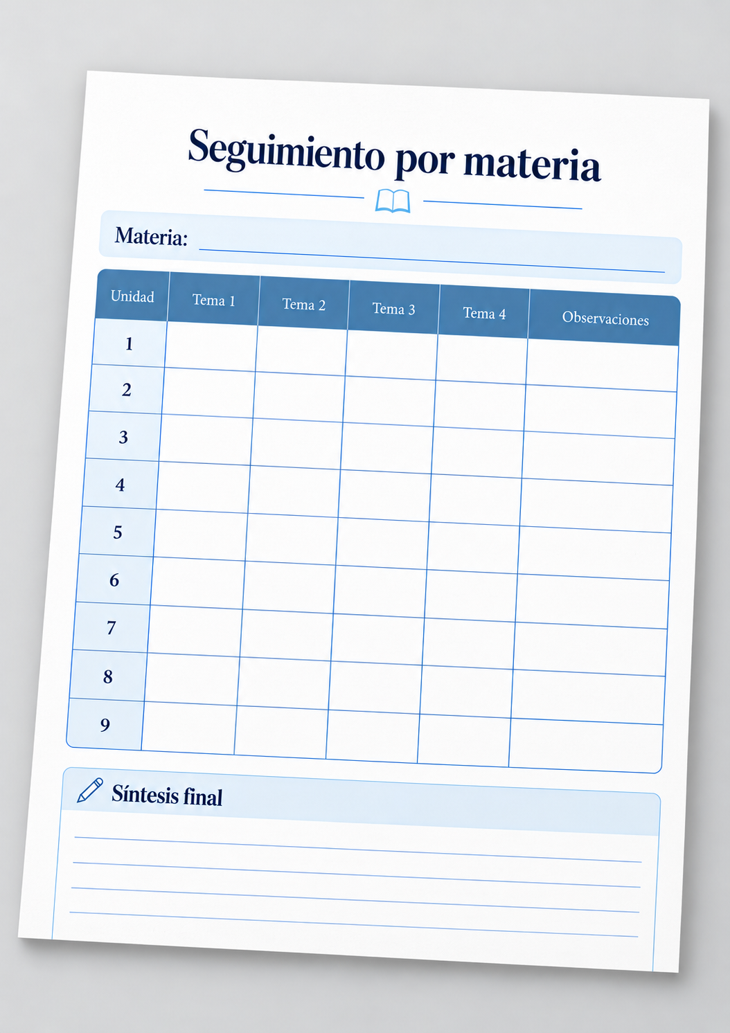 Planificación anual séptimo grado - Imagen 7