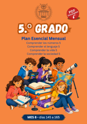 MES 8 Quinto grado. Plan Esencial mensual – Digital
